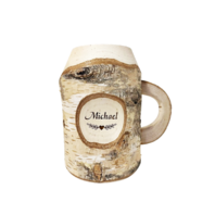 Holzbierkrug 0,4 – Rustikales Biergeschenk "NAMENSGRAVUR" 2