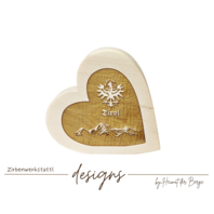 Zirbenherz Geschenk - Heimatliebe "TIROL" 1