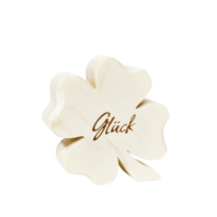 Kleeblatt GLÜCK-GESCHENK Zirbe Massiv 1
