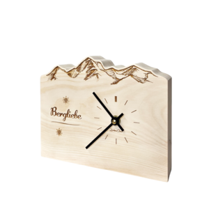 Tiroler Berguhr „ZirbenClock“ BERGLIEBE