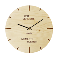 ZirbenClock - Einzigartig & Zeitlos "VAGEAT"
