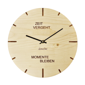 ZirbenClock - Einzigartig & Zeitlos "VAGEAT"