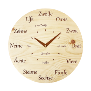 ZirbenClock - Einzigartig & Zeitlos "ZWÖLFE"