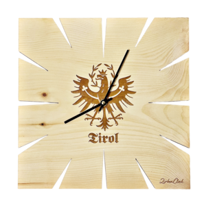 ZirbenClock - Einzigartig & Zeitlos "DAHOAM"
