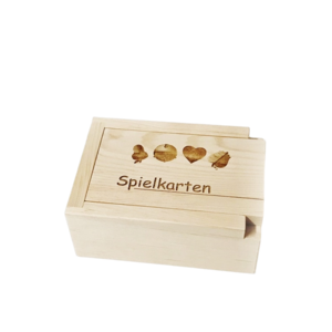 Tiroler Kartenbox aus Zirbe WATTEN JASSEN