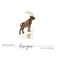 Steinbock aus Holz - König der Alpen "Klassisch" 1