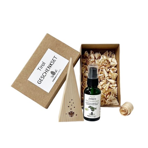 Tiroler Zirben AROMA Geschenkset "Baum- & Engelgeflüster"