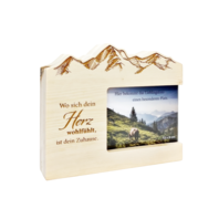 Bergmomente - Zirbenberg mit Foto "GRAVURAUSWAHL"