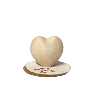 Ein herzliches Geschenk "GRAVURAUSWAHL" Zirbenherz