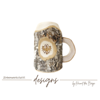 Holzbierkrug 0,4 – Rustikales Biergeschenk "LIEBLINGSBIER" 2