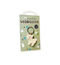 Schlüsselanhänger Zirbe KLEEBLATT "Glück" 1