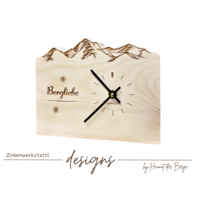 Tiroler Berguhr „ZirbenClock“ BERGLIEBE 3